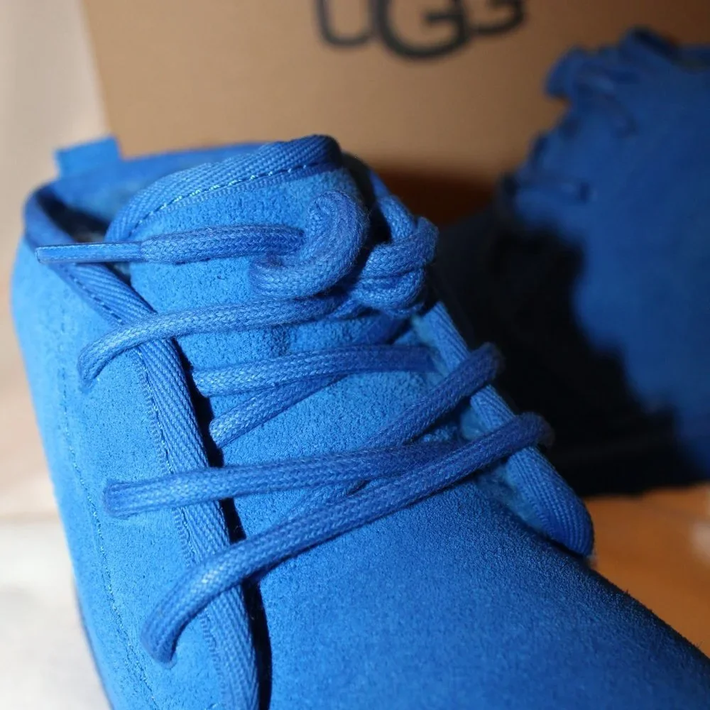 NIB UGG MEN'S NEUMEL CHUKKA SUEDE SHEARLING LINED ANKLE‎ WINTER BOOTS